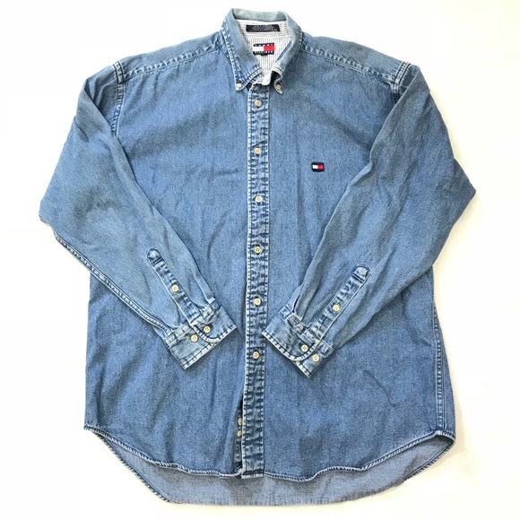 tommy hilfiger denim shirts